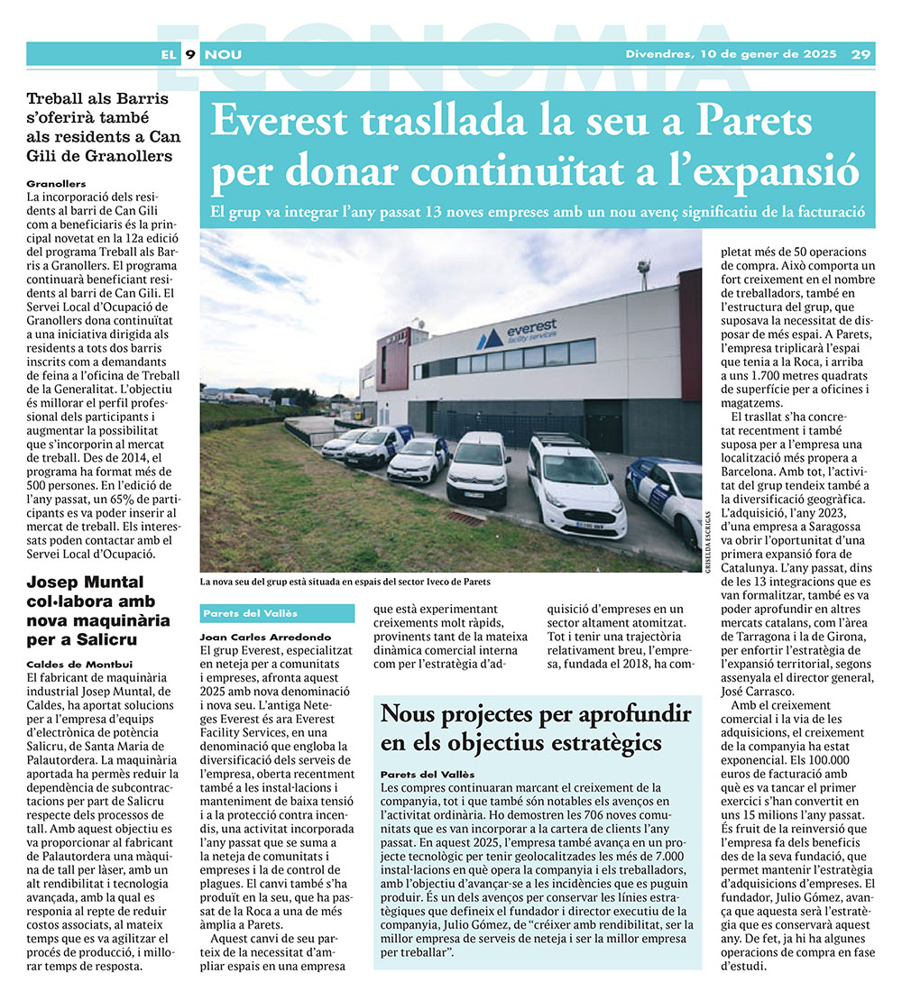 Traslado de oficinas a parets del vallès 